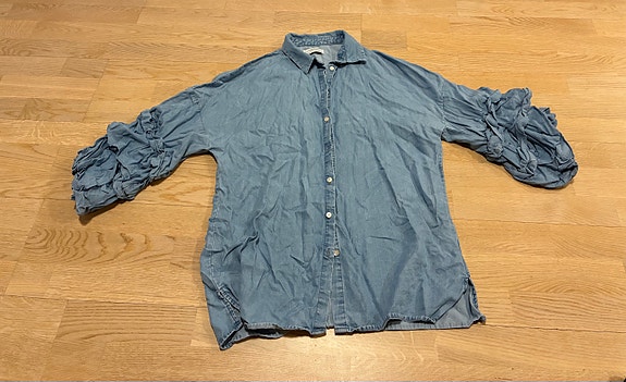 Zara naisten Denim farkkupaita  M