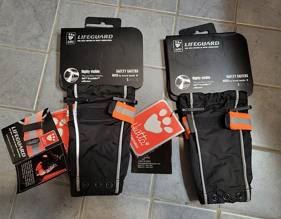 Hurtta lifeguard safety gaiters, suoja säärystimet, koko S, 4kpl