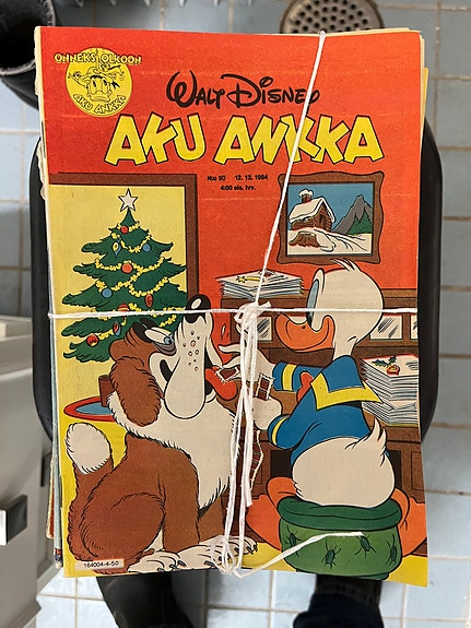 Walt Disney Aku Ankka sarjakuvalehdet 1984 ,39-kpl