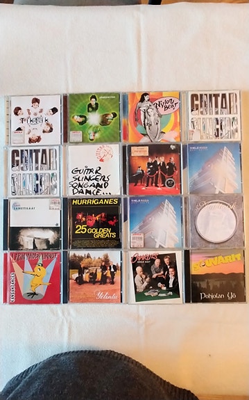 Suomalaisia CD-levyjä 1980 luvulta alkaen 2000 luvulle
