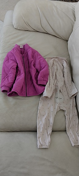 Newbie yöpuku, H&M kevättakki/ syystakki 86