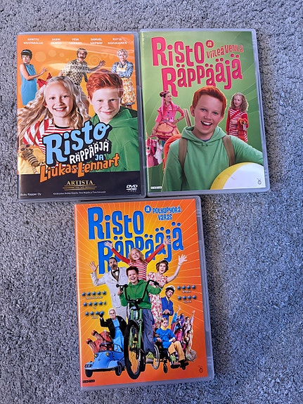 Risto Räppääjä DVD-elokuvat