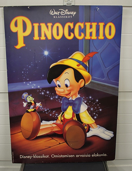 Iso pahvijuliste Disney Pinocchio