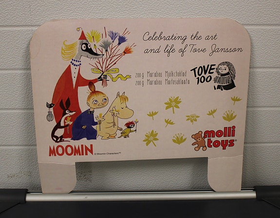 Moomin Muumi mainoskyltti pahvi