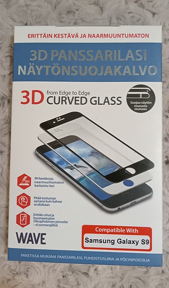 3D panssarilasi Samsung galaxy S9🛒
