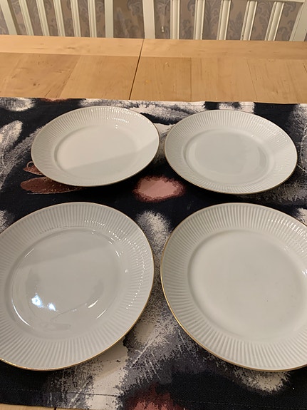 Arabia Aurora lautanen 17 cm 4 kpl