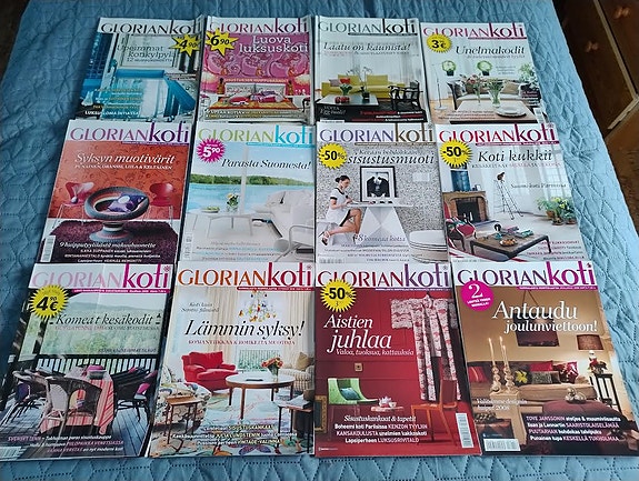Glorian Koti v. 2008 lehtiä 12 kpl