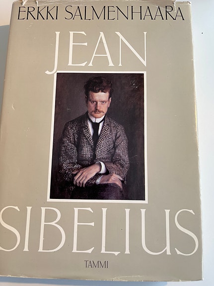 Jean Sibelius elämänkerta. Kirj Erkki Salmenhaara. Voidaan postittaa