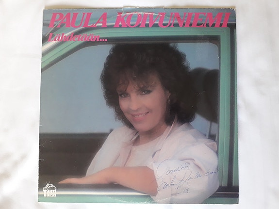 Paula Koivuniemi LP-levyjä