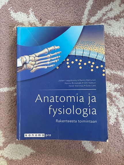 Anatomia ja fysiologia - kirja