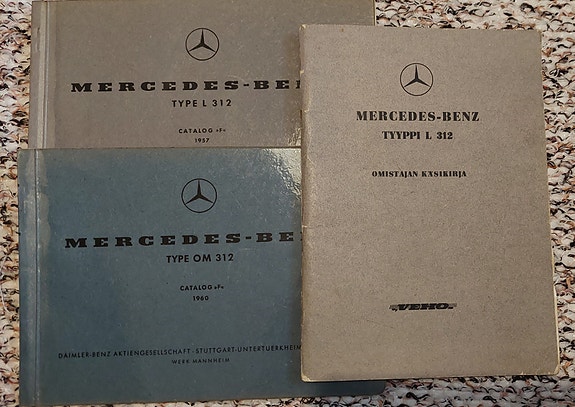 Mercedes-benz L 312 omistajan käsikirja
