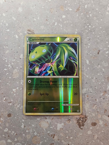 Carnivine (reverse holo) - Pokemon, Unleashed