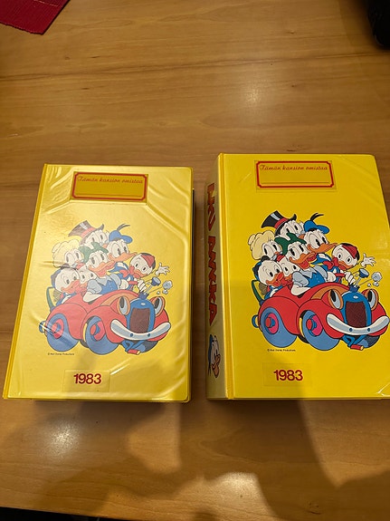 Aku Ankka 1983 vuosikerta sarjakuvalehdet