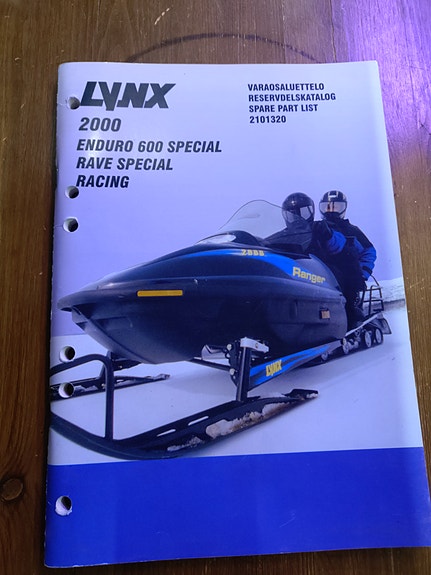 Lynx Racing,  Enduro 600 Special ja Rave special varaosaluettelo