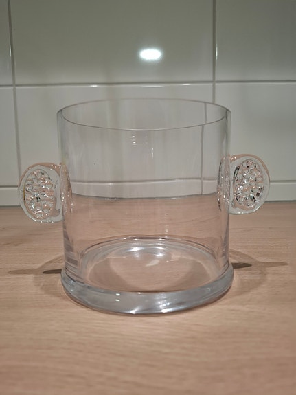 Riihimäen Lasi Lasiset -kulho, Erkkitapio Siiroinen, kirkas / vintage