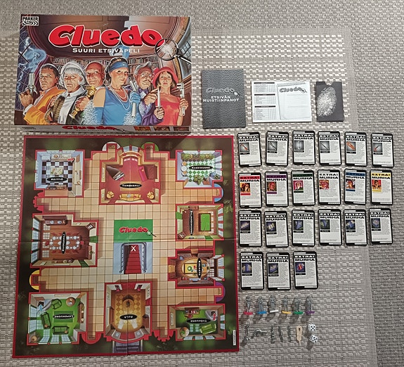 Cluedo lautapeli, vuodelta 1996