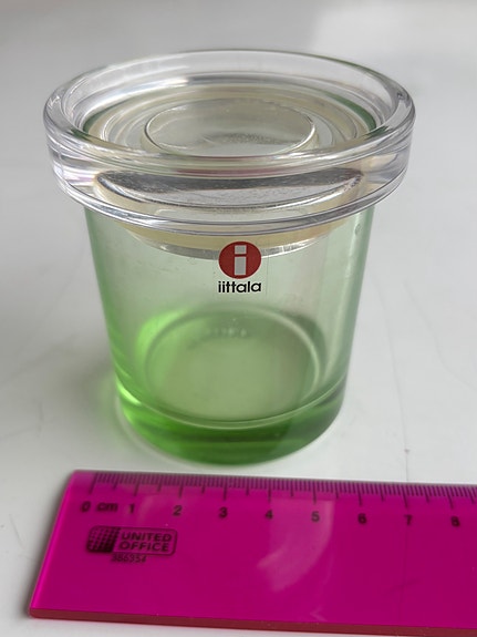 Iittala lasipurkki vihreä