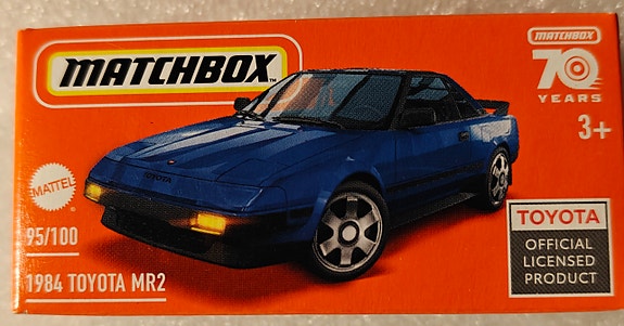 Pienoismalli Toyota MR2 Matchbox