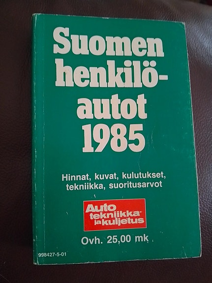 Suomen henkilöautot 1985