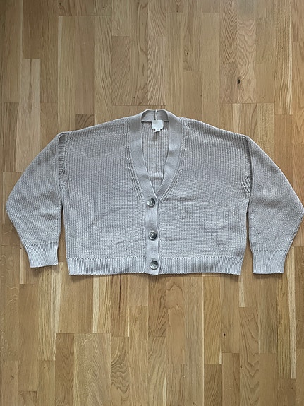 H&M beige neuletakki