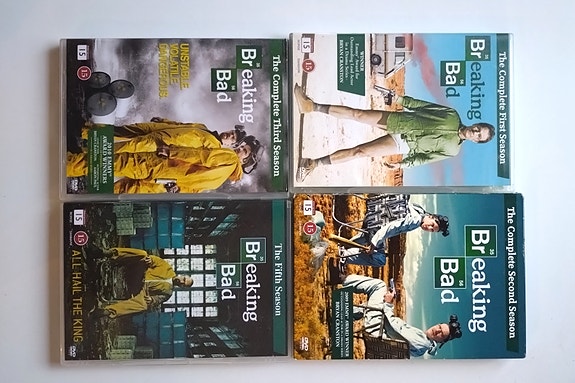 Breaking bad dvd kausi season 1 2 3 5