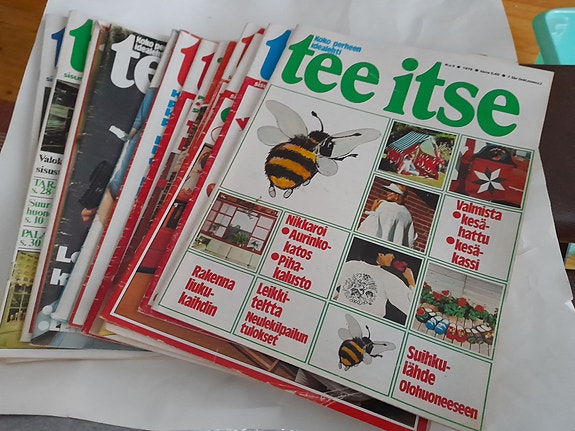 Tee itse - lehtiä 1970-luvulta 13 kpl