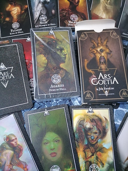 Demoni Tarot - pakka (uusi, 73 korttia), Goetia demoni teema