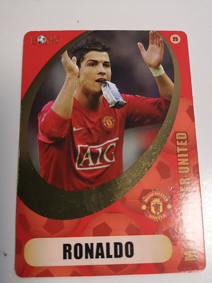 Cristiano Ronaldo Manchester United keräilykortti