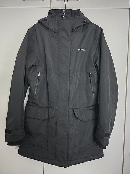 Didriksons Frida musta parka, 38