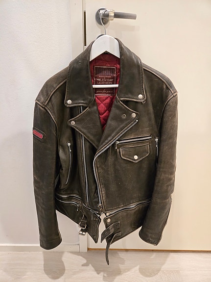 Lewis Leathers nahkatakki, retro, bikertakki, koko M-L n 54
