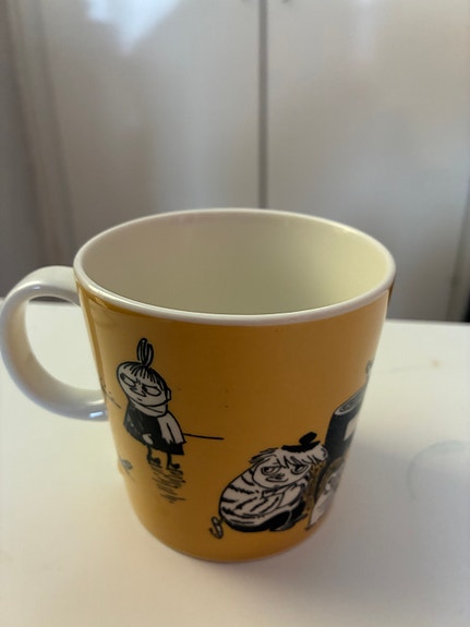 Muumimuki, vanha keltainen, 90-luku
