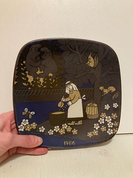 Arabia Kalevala Lautanen 1986