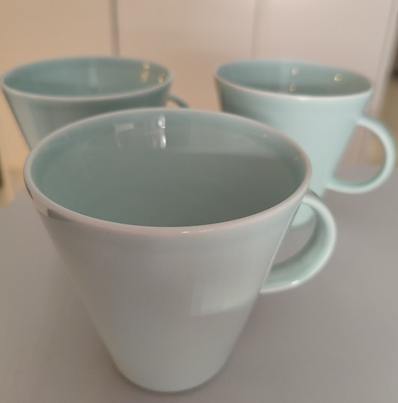 3kpl Arabian KoKo sarjan mukeja
Aqua sävyssä.