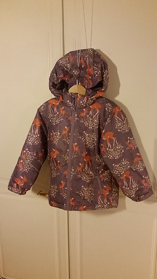 My Wear lasten talvitakki 104 kuviollinen - metsäkauris