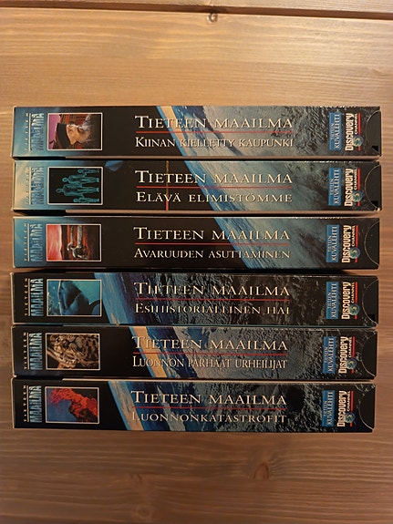 Tieteen maailma, VHS kasetit