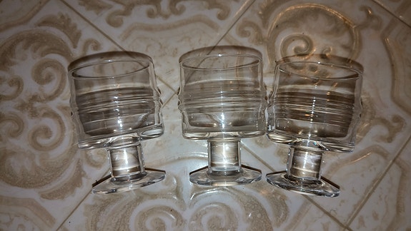 Iittala Pisaranrengas Sherrylasit 3 kpl