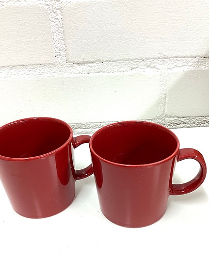 Iittala Teema mukit,  punainen 2 kpl