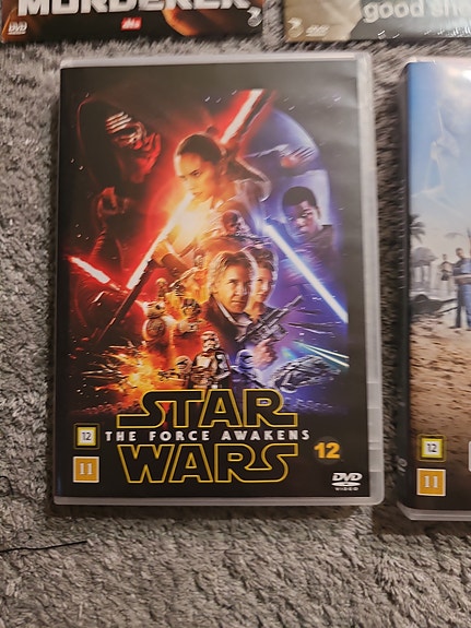 Star Wars The Force Awakens & Rogue One DVD elokuvat