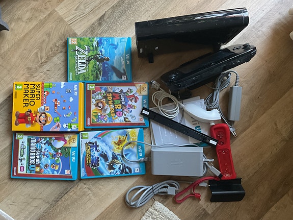 Nintendo Wii U konsoli 32GB ja pelit