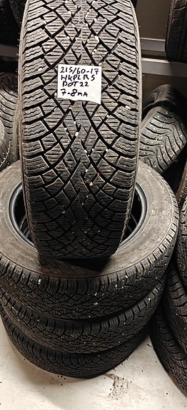4kpl 215/60R17 Nokian Hakkapeliitta R5 SUV kitkarenkaat VARATTU 9.3 ASTI