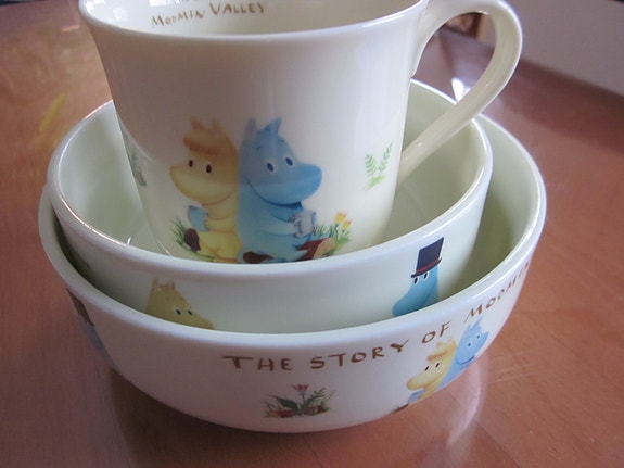 Yamaka vintage setti muki ja kulho x 2