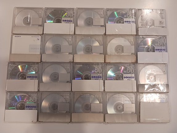SONY TDK VICTOR MAXELL MD-minidisc-levyt UUDET 20kpl