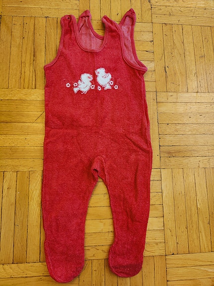 Vintage punaiset puolipotkarit