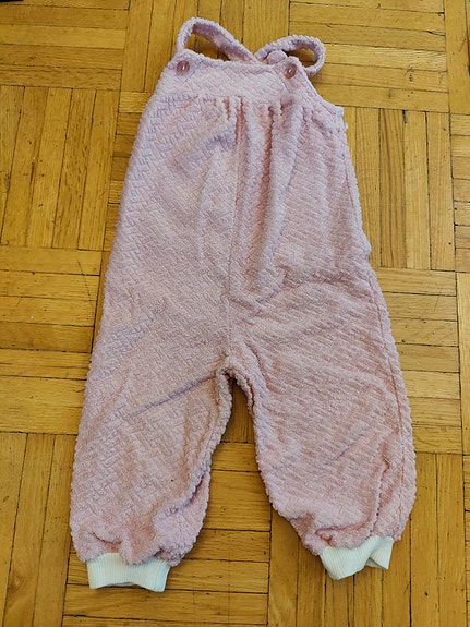 Vintage pinkki haalari-asu