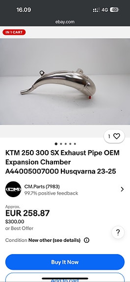 Ktm 250/300 oem paisari