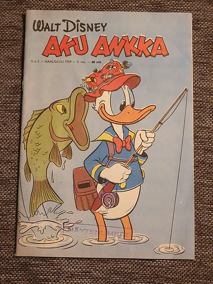 Aku Ankka n.5 1959 näytenumero
