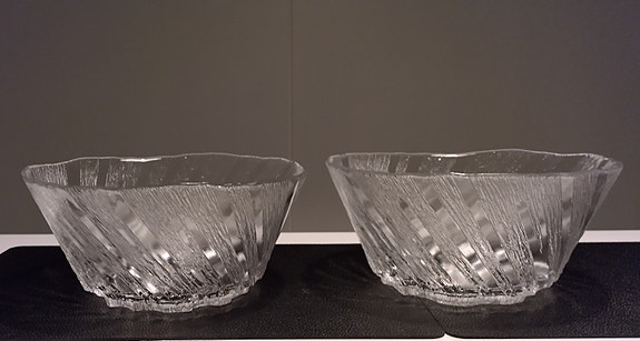 Iittala Tapio Wirkkalan isot Kuura kulhot 2 kpl