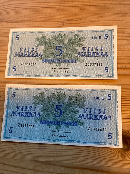 Viiden markan setelit 2