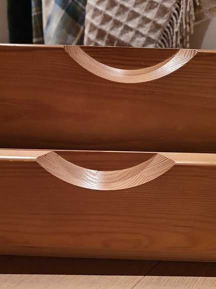 Lundia-laatikko 2 kpl, ruskea lakka 50x30x15