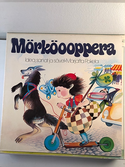 Mörköooppera ja Lasten toivekonsertti lasten LP-levyt